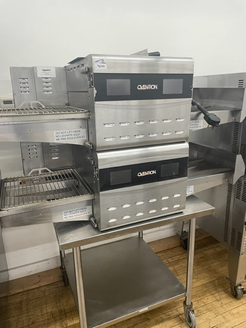 Used: Ovention, M1718, Electric Double Stack Pizza Oven