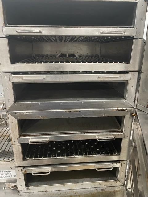 Used: Ovention, M1718, Electric Double Stack Pizza Oven